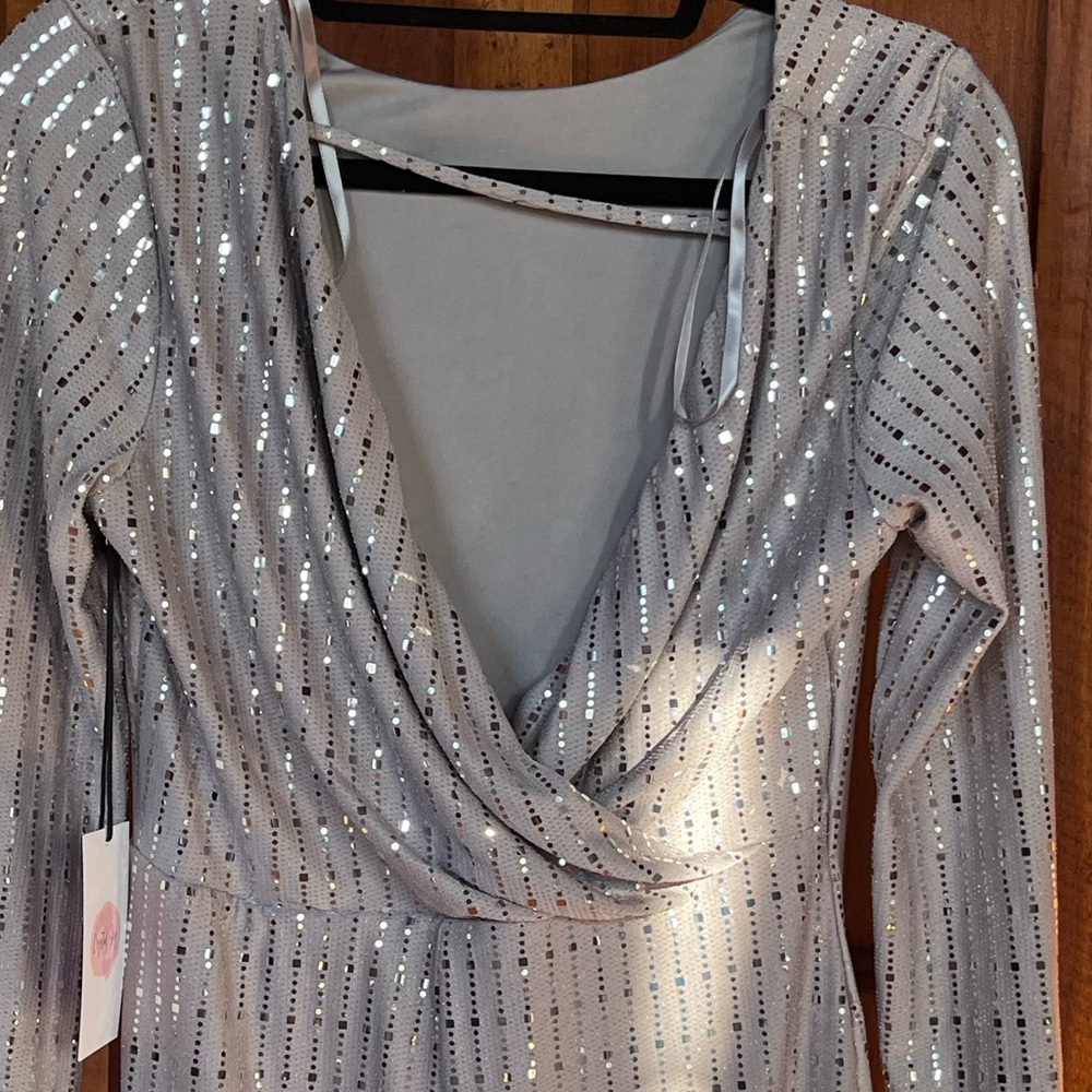 Crystal Sky- large- silver/beige - Picture 3 of 6